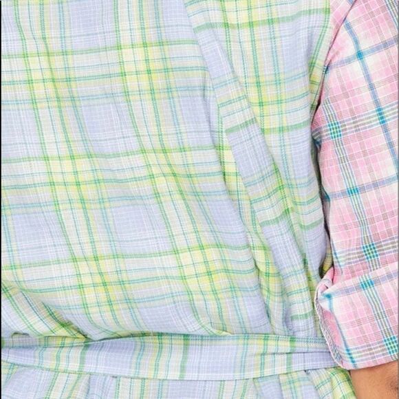Color-block Spring Plaid dress - Picture 4 of 5